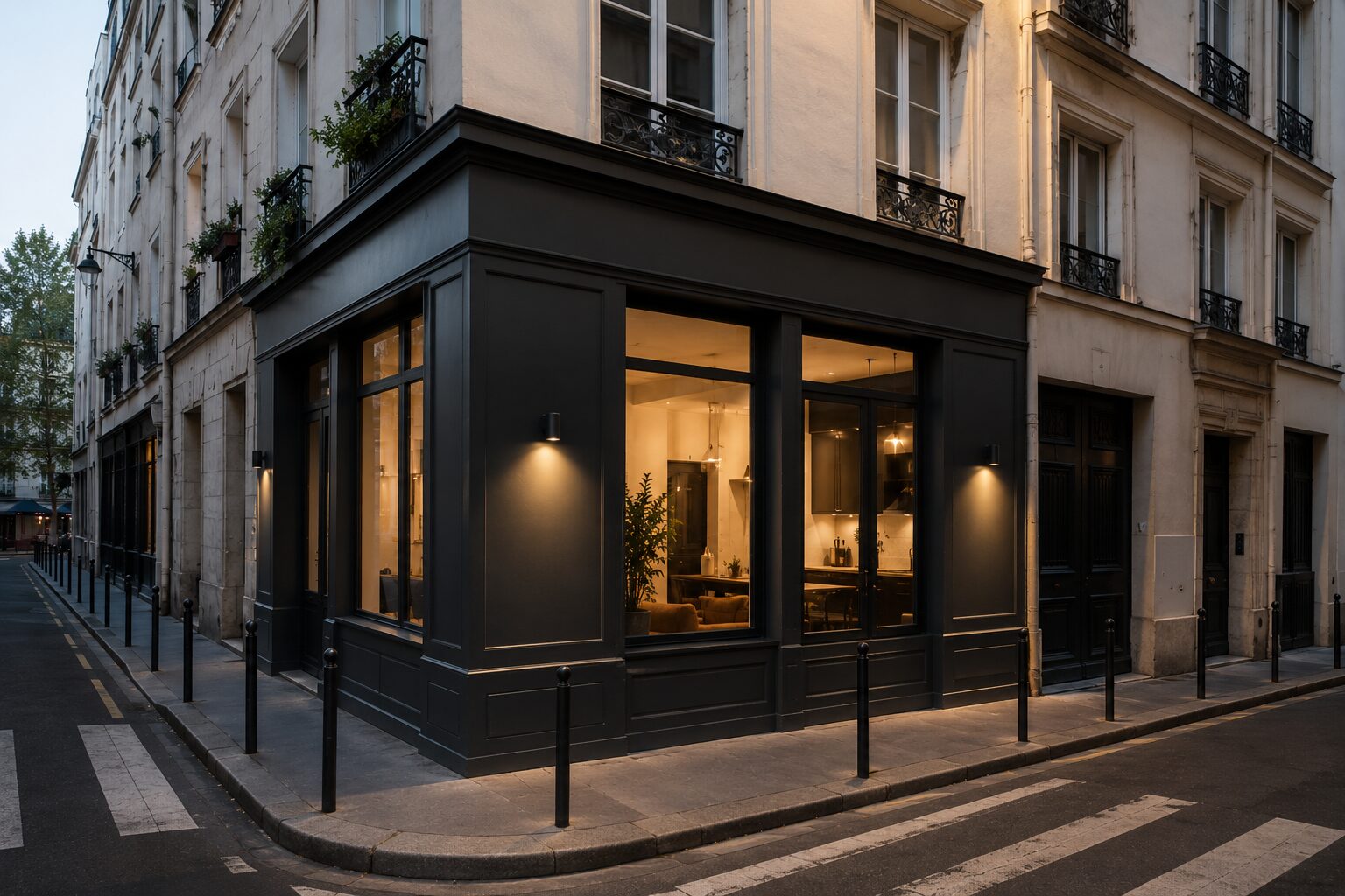 Architecte d'intérieur Paris 12e – Vue rez-de-chaussée, aménagement | Intégrale Design