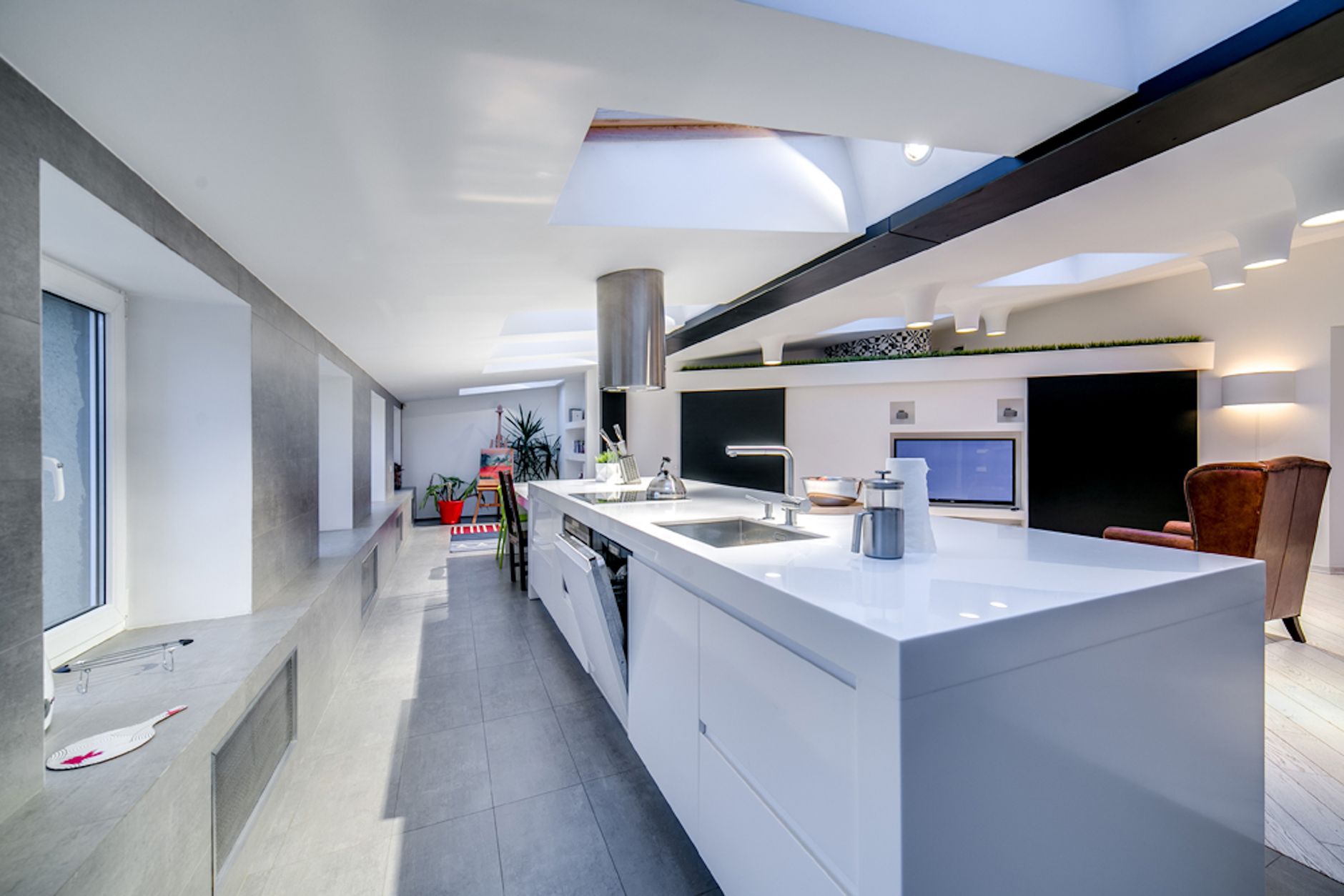 Design intérieur Paris 18e – Salon parquet à Montmartre | Intégrale Design
