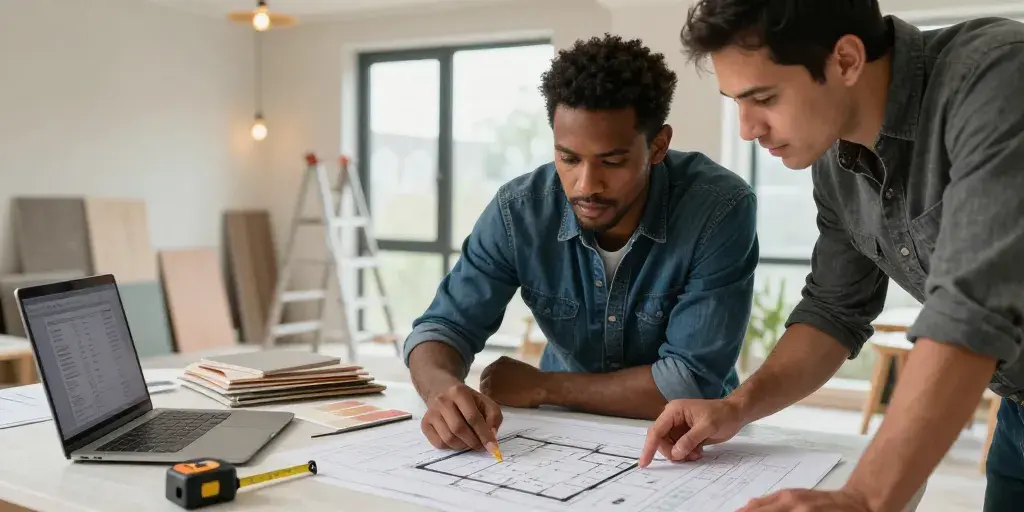 Plan de rénovation de la maison